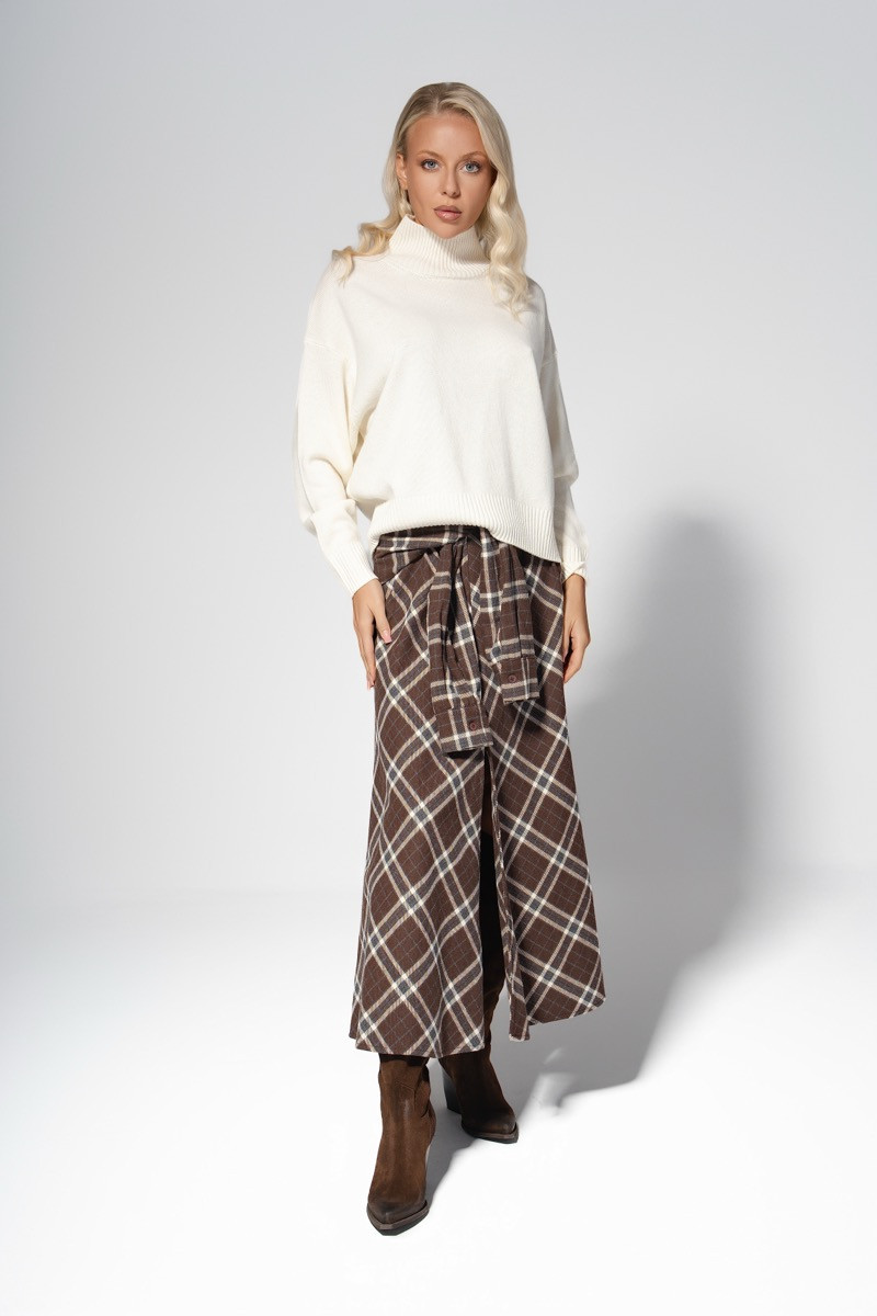 Пуловер soft ivory knit Пуловер soft ivory knit